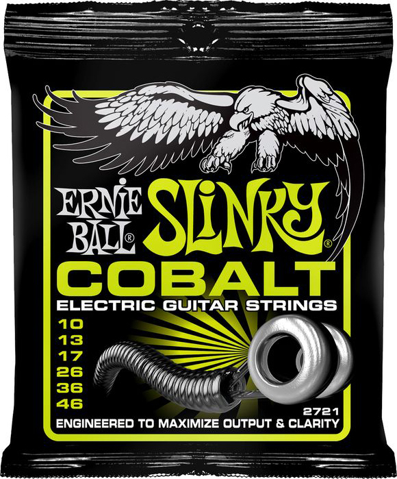 Ernie Ball Jeu De 6 Cordes Electric (6) 2721 Cobalt Regular Slinky 10-46 - Electric guitar strings - Main picture