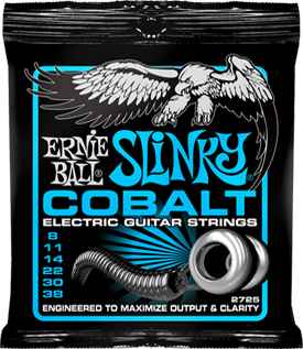 Ernie Ball Jeu De 6 Cordes Electric (6) 2725 Cobalt Extra Slinky 8-38 - Electric guitar strings - Main picture