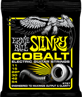 Ernie Ball Jeu De 6 Cordes Electric (6) 2727 Cobalt Beefy Slinky 11-54 - Electric guitar strings - Main picture