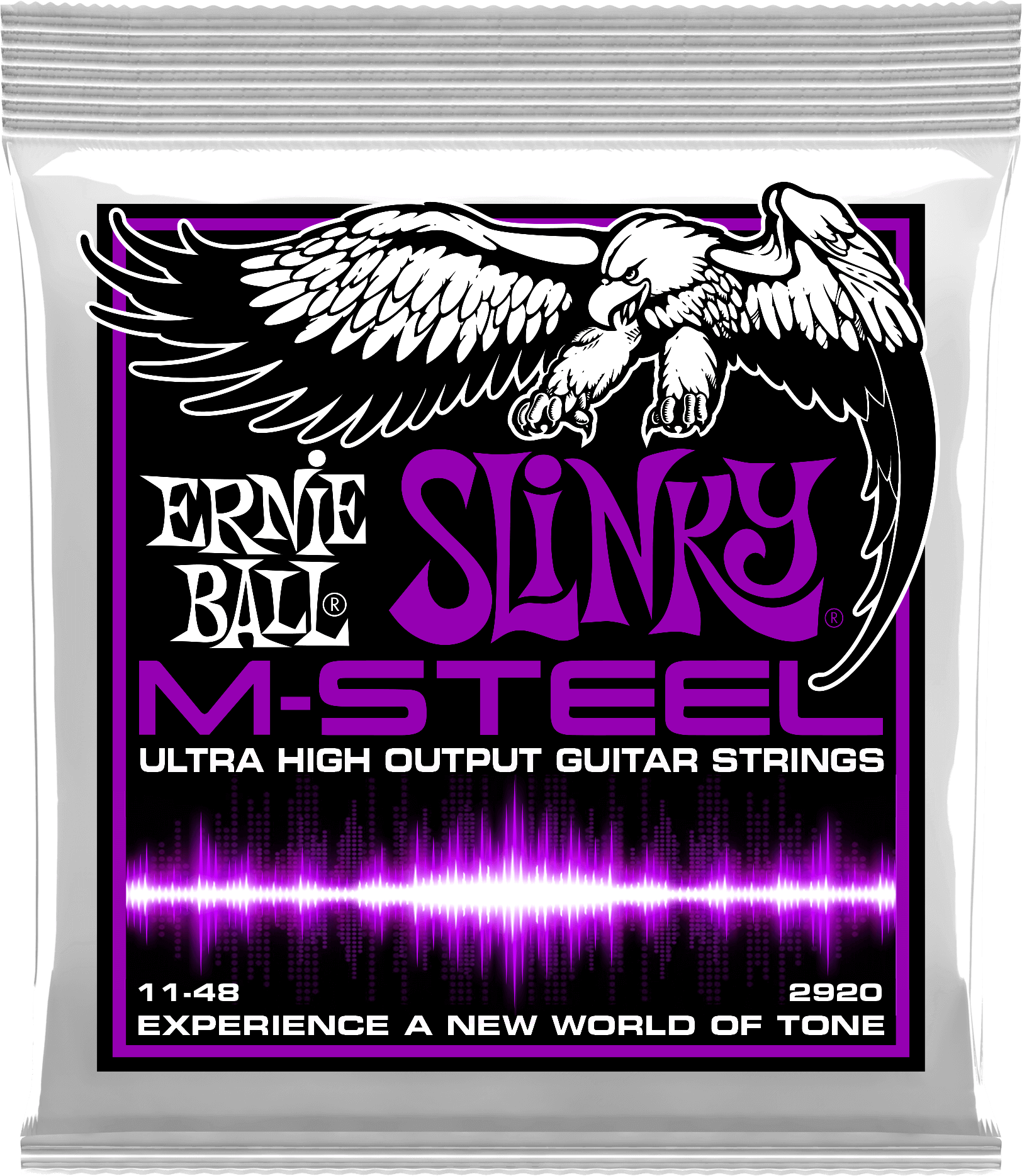 Ernie Ball Jeu De 6 Cordes Electric (6) 2920 Slinky M-steel High Output 11-48 - Electric guitar strings - Main picture