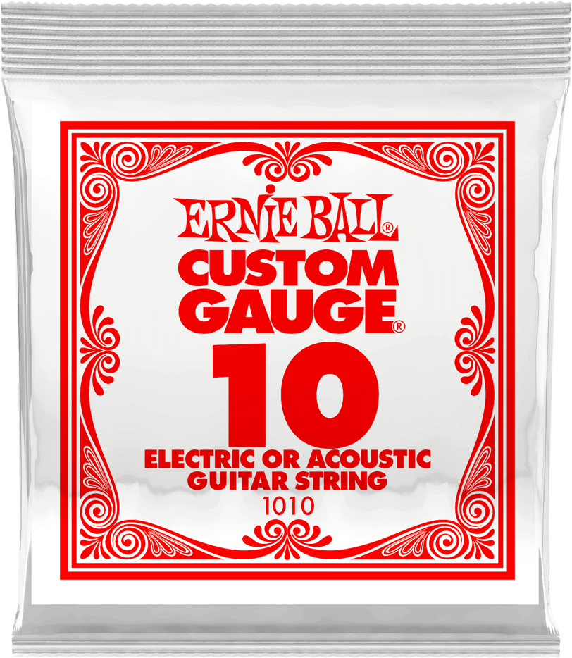 Ernie Ball Corde Au DÉtail Electric / Acoustic (1) 1010 Slinky Nickel Wound 10 - Electric guitar strings - Main picture