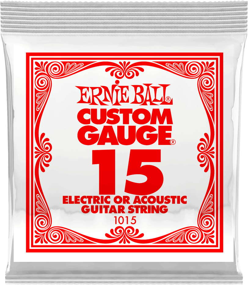 Ernie Ball Corde Au DÉtail Electric / Acoustic (1) 1015 Slinky Nickel Wound 15 - Electric guitar strings - Main picture
