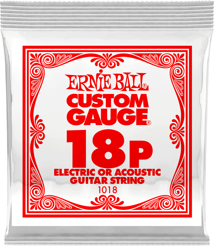 Ernie Ball Corde Au DÉtail Electric / Acoustic (1) 1018 Slinky Nickel Wound 18 - Electric guitar strings - Main picture