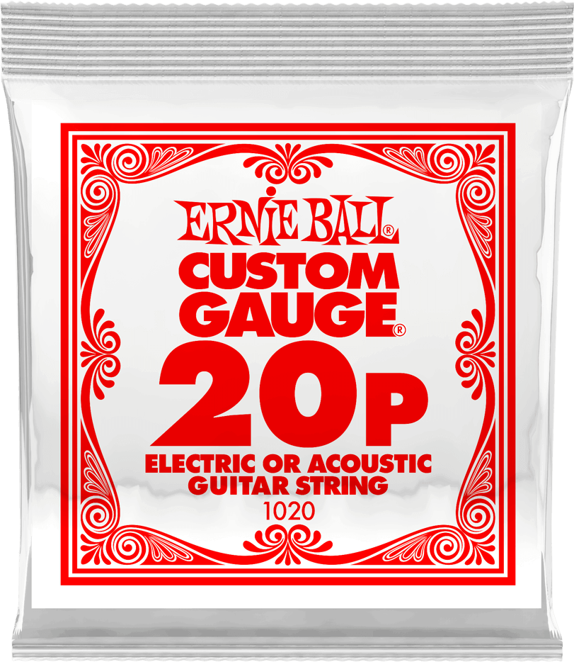 Ernie Ball Corde Au DÉtail Electric / Acoustic (1) 1020 Slinky Nickel Wound 20 - Electric guitar strings - Main picture