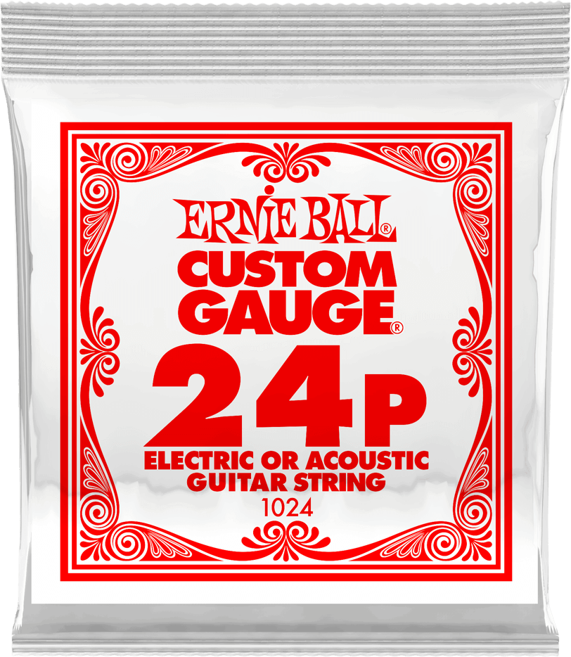 Ernie Ball Corde Au DÉtail Electric / Acoustic (1) 1024 Slinky Nickel Wound 24p - Electric guitar strings - Main picture