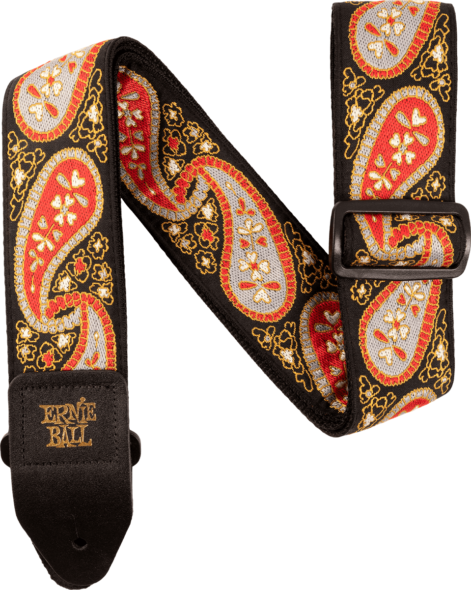 Ernie Ball Jacquard 2.inc Guitar Strap Midnight Paisley - Guitar strap - Main picture