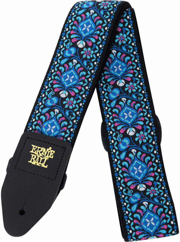 Ernie Ball Jacquard Guitar Strap Indigo Orchid - Guitar strap - Main picture