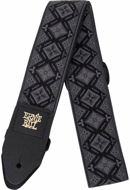 Ernie Ball Jacquard Guitar Strap Regal Black - Guitar strap - Main picture