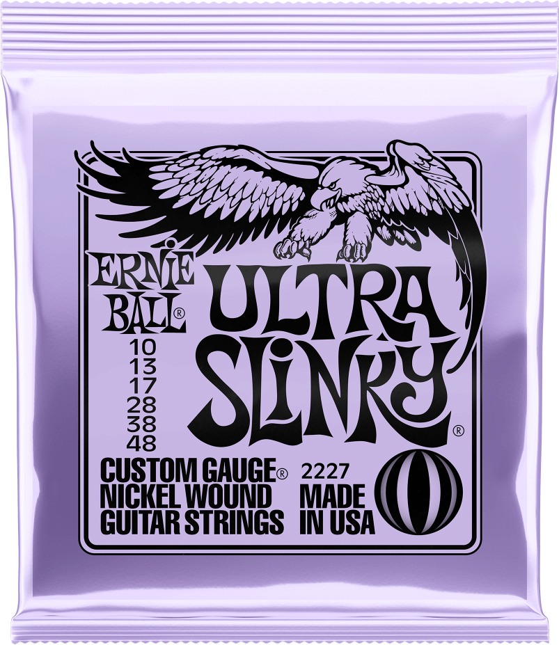Ernie Ball P02227 Ultra Slinky Nickel Wound Electric Guitar 10-48 - Electric guitar strings - Main picture