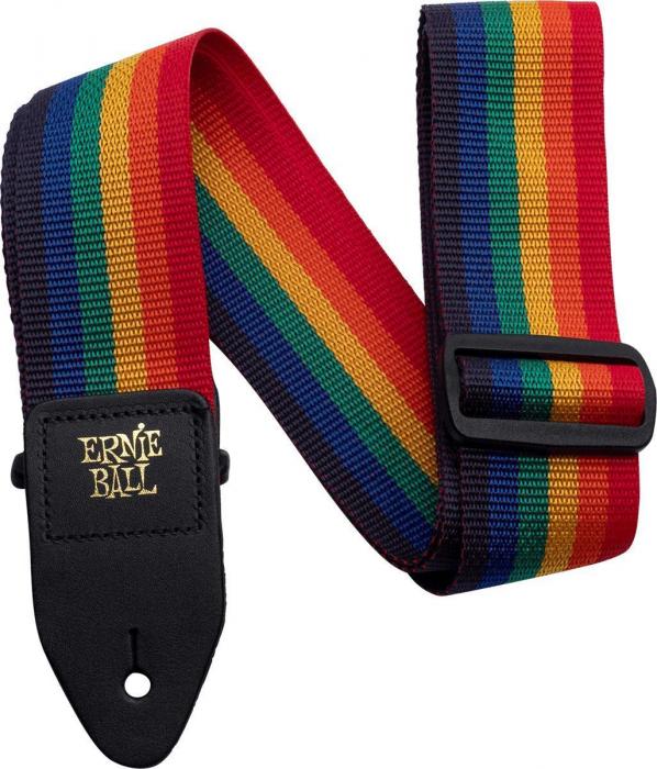 Guitar strap Ernie ball Polypro 2-inches Guitar Strap - Rainbow