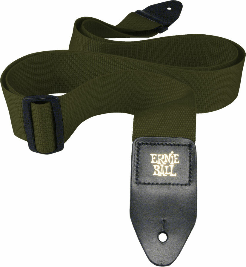 Ernie Ball Polypro Guitar Strap Olive - Guitar strap - Main picture