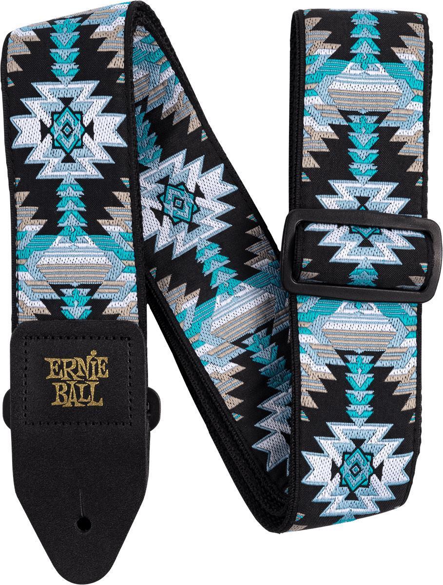 Guitar strap Ernie ball Jacquard 2-inches Guitar Strap - Albuquerque Blue