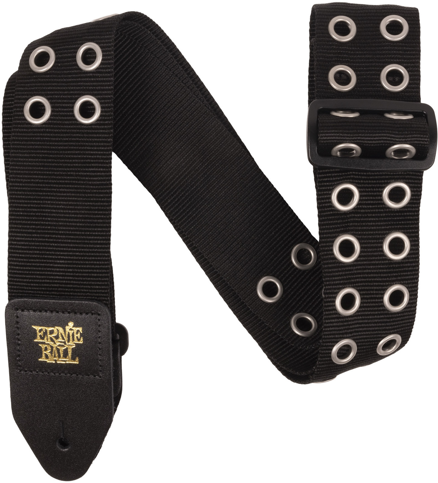 Ernie Ball Sangle Premium Hole Lotta Metal Silver - Guitar strap - Main picture