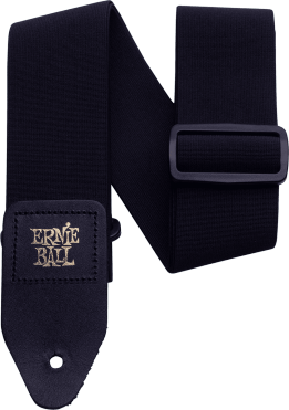 Ernie Ball Sangle Stretch Noir - Guitar strap - Main picture