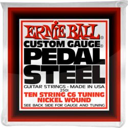Lapsteep guitar strings Ernie ball 2501 Pedal Steel 10-string C6 Tuning - Set of strings