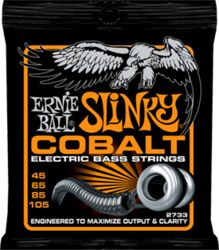Electric bass strings Ernie ball Bass (4) 2733 Slinky Cobalt 045-105 - Set of 4 strings