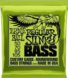Electric bass strings Ernie ball Bass (4) 2832 Regular Slinky 50-105 - Set of 4 strings
