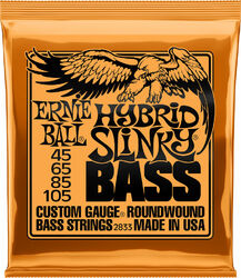 Electric bass strings Ernie ball Bass (4) 2833 Hybrid Slinky Bass 45-105 - Set of 4 strings