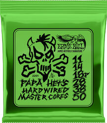 Electric guitar strings Ernie ball Cordes électrique signature Papa Hets, James Hetfield - 11-50 - Set of strings