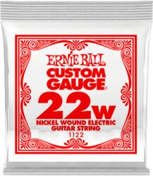Electric guitar strings Ernie ball Electric (1) 1122 Slinky Nickel Wound 22w - String by unit
