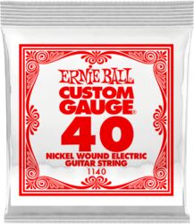 Electric guitar strings Ernie ball Electric (1) 1140 Slinky Nickel Wound 40 - String by unit