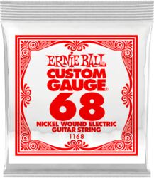 Electric guitar strings Ernie ball Electric (1) 1168 Slinky Nickel Wound 68 - String by unit
