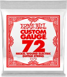 Electric guitar strings Ernie ball Electric (1) 1172 Slinky Nickel Wound 72 - String by unit