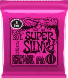 Electric guitar strings Ernie ball Electric (3X SET) 3223 Super Slinky 09-42 - Set of strings