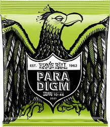 Electric guitar strings Ernie ball Electric (6) 2021 Paradigm Slinky 10-46 - Set of strings