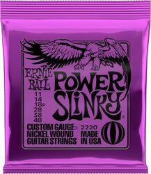 Electric guitar strings Ernie ball Electric (6) 2220 Power Slinky 11-48 - Set of strings