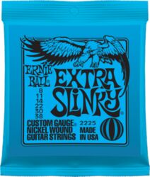 Electric guitar strings Ernie ball Electric (6) 2225 Extra Slinky 08-38 - Set of strings
