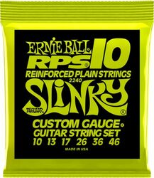 Electric guitar strings Ernie ball Electric (6) 2240 RPS-10 Regular Slinky 10-46 - Set of strings