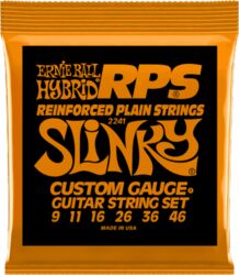 Electric guitar strings Ernie ball Electric (6) 2241 RPS Hybrid Slinky 9-46 - Set of strings
