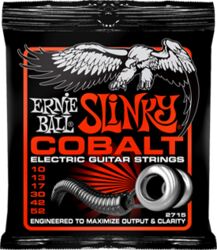 Electric guitar strings Ernie ball Electric (6) 2715 Cobalt STHB 10-52 - Set of strings