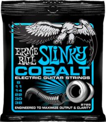 Electric guitar strings Ernie ball Electric (6) 2725 Cobalt Extra Slinky 8-38 - Set of strings