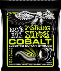 Electric guitar strings Ernie ball Electric (7) 2728 Cobalt Regular Slinky 10-56 - 7-string set