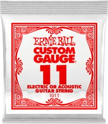 Electric guitar strings Ernie ball Electric / Acoustic (1) 1011 Slinky Nickel Wound 11 - String by unit