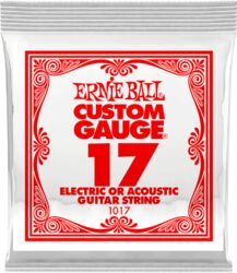 Electric guitar strings Ernie ball Electric / Acoustic (1) 1017 Slinky Nickel Wound 17 - String by unit