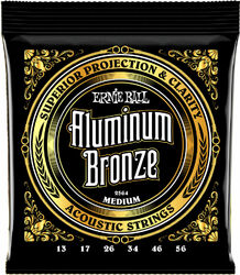 Acoustic guitar strings Ernie ball Folk (6) 2564 Aluminum Bronze 13-56 - Set of strings