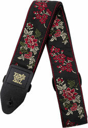 Guitar strap Ernie ball Jacquard Guitar Strap - Red Rose