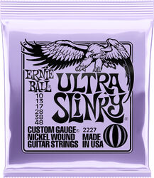 Electric guitar strings Ernie ball P02227 Electric Guitar 6-String Set Ultra Slinky Nickel Wound 10-48