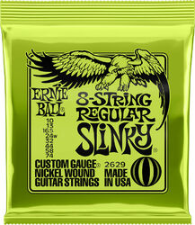 Electric guitar strings Ernie ball P02629 Electric Guitar 8-String Set Regular Slinky Nickel Wound 10-74