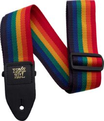 Guitar strap Ernie ball Polypro 2-inches Guitar Strap - Rainbow