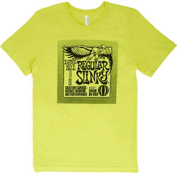 T-shirt Ernie ball Regular Slinky - Neon Yellow - M