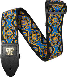 Guitar strap Ernie ball Sangle Jacquard Kaleidoscope Blue