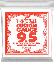 Electric guitar strings Ernie ball Slinky nickel wound 9,5 - String by unit