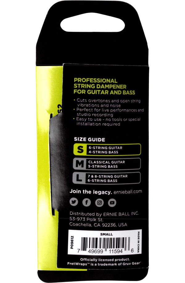 Ernie Ball Fretwrap String Muter Sm P09612 - Strings mute - Variation 1