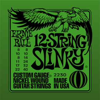 Ernie Ball Jeu De 12 Cordes Electric (12) 2230 Slinky 8-22 + 8-40 - Electric guitar strings - Variation 1
