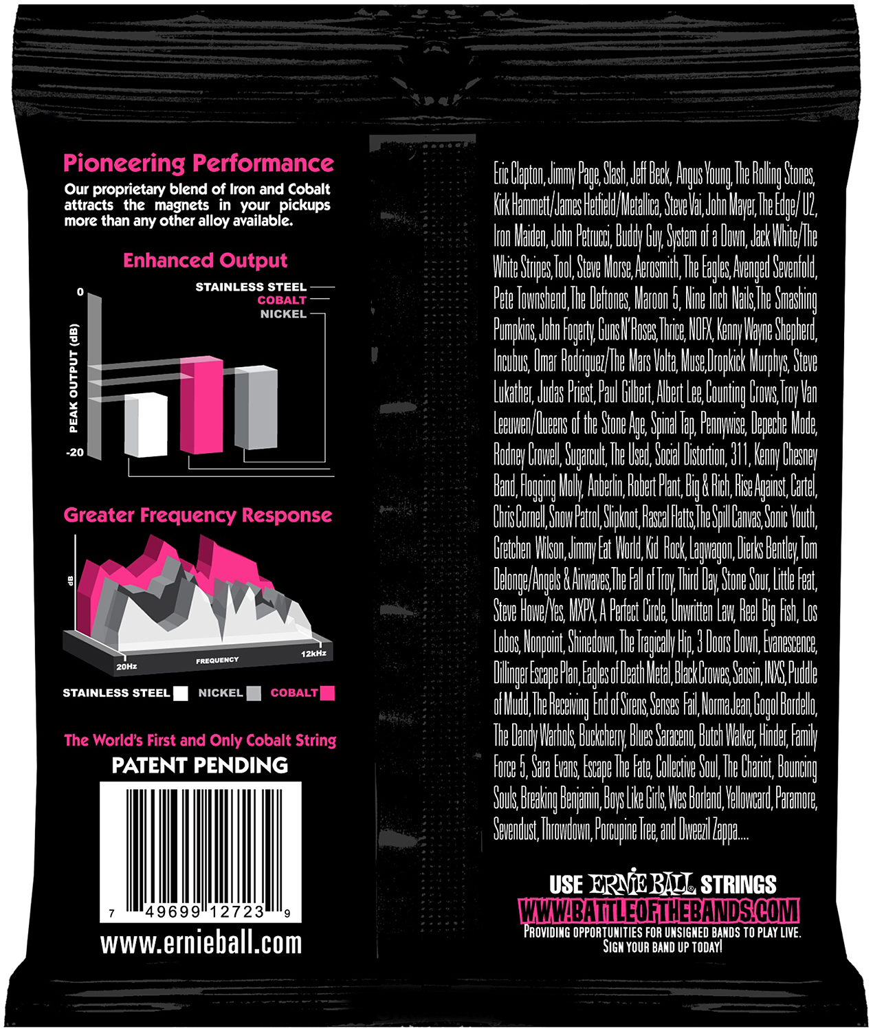 Ernie Ball Jeu De 6 Cordes Electric (6) 2723 Cobalt Super Slinky 9-42 - Electric guitar strings - Variation 1