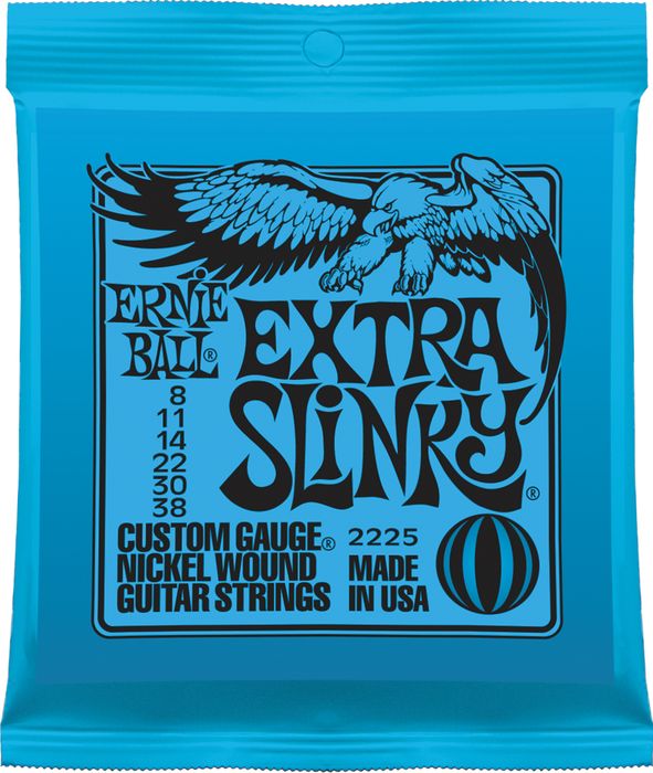 Ernie Ball Jeu De 6 Cordes Electric (6) 2225 Extra Slinky 08-38 - Electric guitar strings - Variation 1